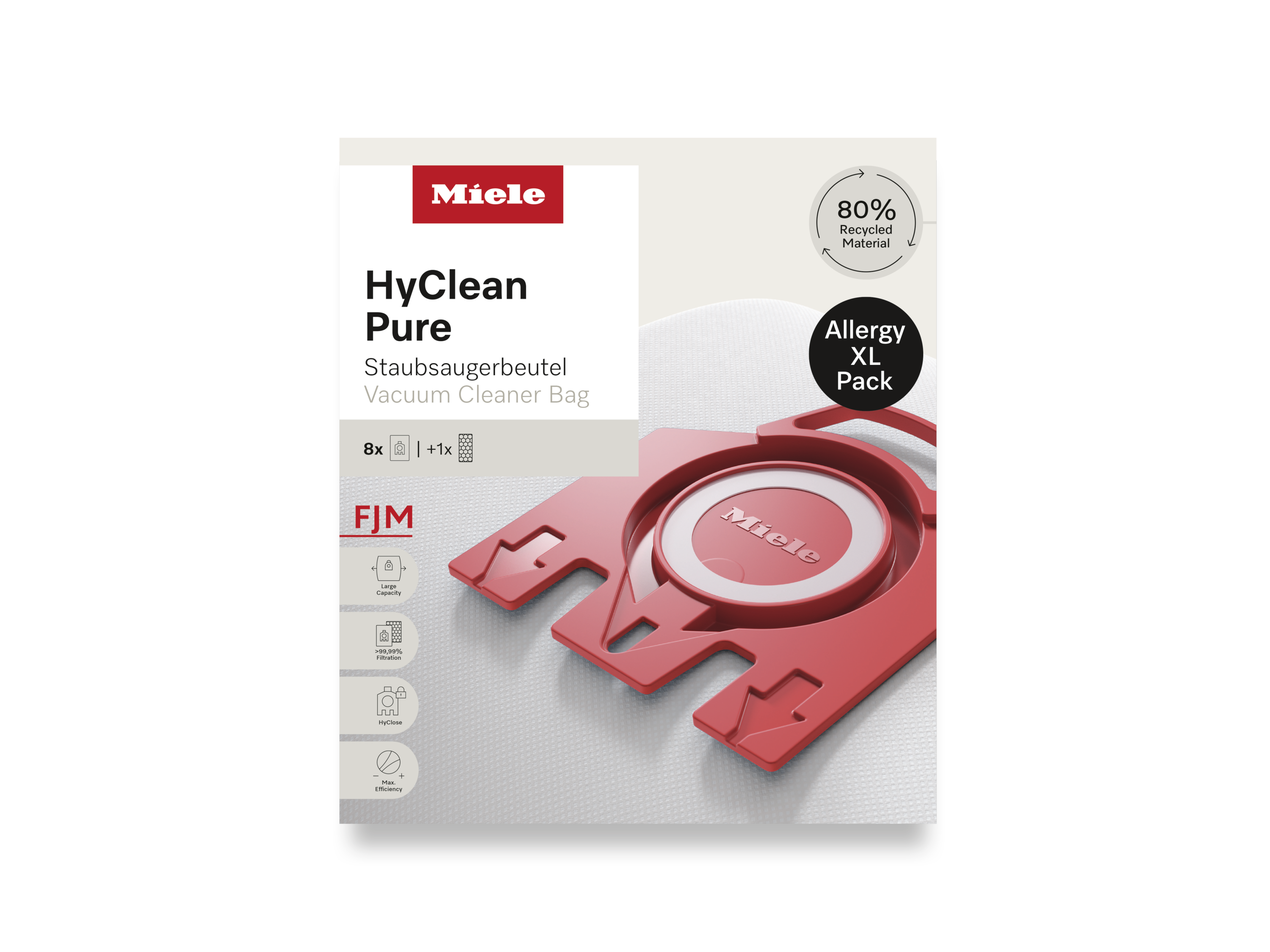 Комплект мешков-пылесборников HyClean Pure FJN Allergy XL Miele в официальном магазине Miele в Москве, доставка в пределах Москвы и России. Артикул 12498190. Лучшие цены, самый большой каталог в России, техника в наличии, быстрая доставка. Комплект мешков-пылесборников HyClean Pure FJN Allergy XL Miele купить в Москве | Всегда в наличии! | Артикул 12498190 | Официальный сайт
