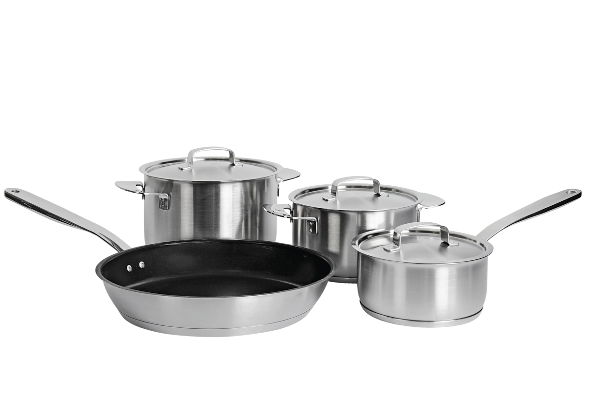 Комплект посуды All Steel с логотипом Miele 4 предмета KMTS 5704-2 Miele в официальном магазине Miele в Москве, доставка в пределах Москвы и России. Артикул 11945190. Лучшие цены, самый большой каталог в России, техника в наличии, быстрая доставка. Комплект посуды All Steel с логотипом Miele 4 предмета KMTS 5704-2 Miele купить в Москве | Всегда в наличии! | Артикул 11945190 | Официальный сайт