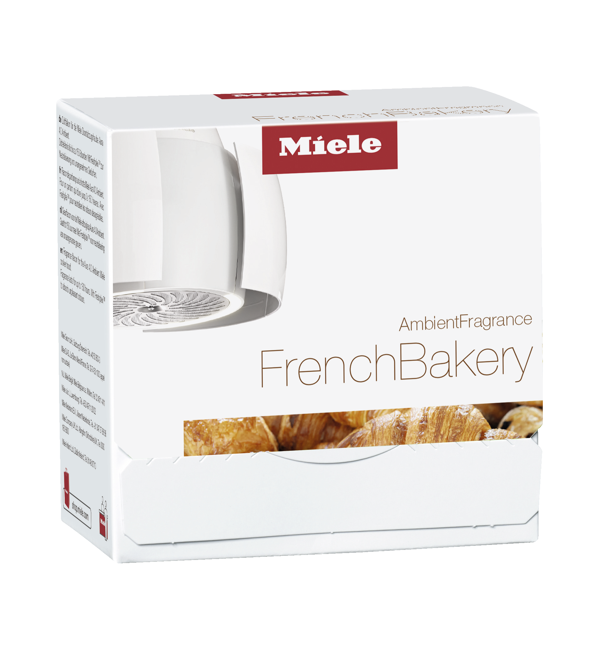 Ароматизатор для вытяжки Aura FrenchBakery AF FB 151 L Miele в официальном магазине Miele в Москве, доставка в пределах Москвы и России. Артикул 11385860. Лучшие цены, самый большой каталог в России, техника в наличии, быстрая доставка. Ароматизатор для вытяжки Aura FrenchBakery AF FB 151 L Miele купить в Москве | Всегда в наличии! | Артикул 11385860 | Официальный сайт